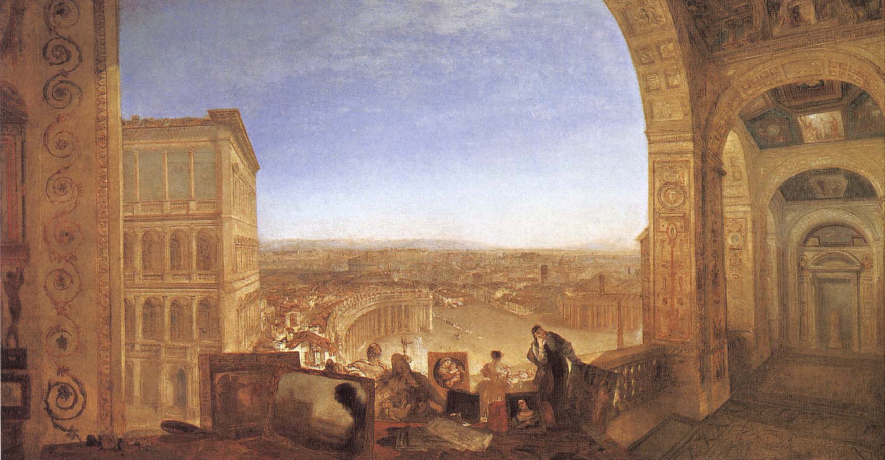 J.M.W. Turner Rome,From the Vatican Raffalle